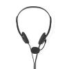 CUFFIA NEDIS CHST100BK STEREO CON MICROFONO JACK 3.5MM, LUNGHEZZA CAVO 2M, COLORE NERO